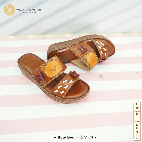 ทรงปกติ รองเท้าสุขภาพ หนังแท้ zenachoo รุ่น Bow Bear ความสูง 1.5 นิ้ว เปลี่ยนไซส์ได้-ไม่รับคืน image 9 ทรงปกติ รองเท้าสุขภาพ หนังแท้ zenachoo รุ่น Bow Bear ความสูง 1.5 นิ้ว เปลี่ยนไซส์ได้-ไม่รับคืน image 9
