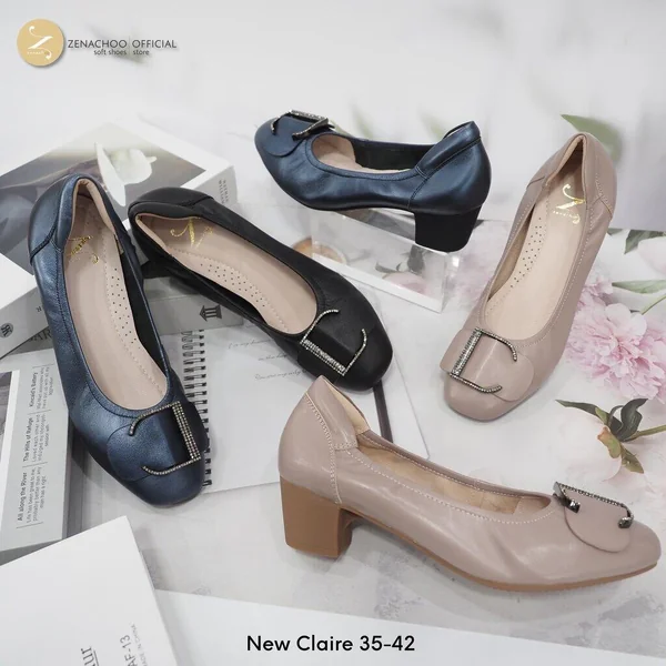 ทรงปกติ สินค้าลดราคา ไม่รับเปลี่ยน คืน ทุกกรณึ Zenachoo รุ่น New Claire สูง 2 นิ้ว รองเท้าสุขภาพนวัตกรรมแม่เหล็กจากญี่ปุ่น หนังแกะแท้ ทรงปกติ สินค้าลดราคา ไม่รับเปลี่ยน คืน ทุกกรณึ Zenachoo รุ่น New Claire สูง 2 นิ้ว รองเท้าสุขภาพนวัตกรรมแม่เหล็กจากญี่ปุ่น หนังแกะแท้