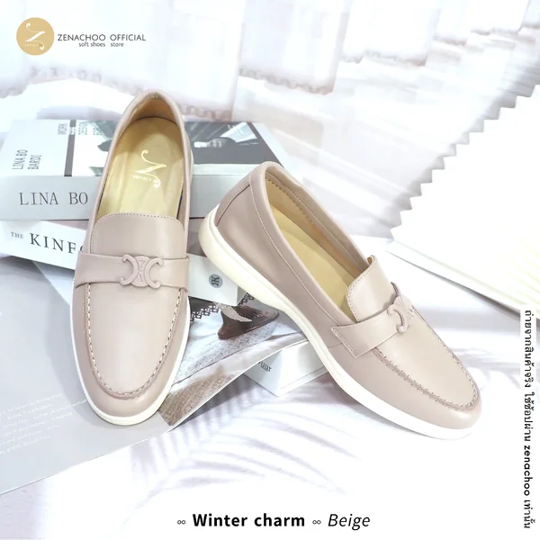 ทรงใหญ่ ลด 1 ไซส์ เปลี่ยนไซส์ได้-ไม่รับคืน Zenachoo รุ่น Winter charms รองเท้าหนังแกะแท้ loafer หนังแกะนุ่ม ใส่สบายมาก image 3 ทรงใหญ่ ลด 1 ไซส์ เปลี่ยนไซส์ได้-ไม่รับคืน Zenachoo รุ่น Winter charms รองเท้าหนังแกะแท้ loafer หนังแกะนุ่ม ใส่สบายมาก image 3