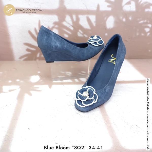 ทรงปกติ เปลี่ยนไซซ์ได้ ไม่รับคืนสินค้า Zenachoo รองเท้าหนังแกะแท้ ลายผ้ายีนส์ รุ่น Blue Bloom Series หลายความสูง ทรงสวยมาก image 8 ทรงปกติ เปลี่ยนไซซ์ได้ ไม่รับคืนสินค้า Zenachoo รองเท้าหนังแกะแท้ ลายผ้ายีนส์ รุ่น Blue Bloom Series หลายความสูง ทรงสวยมาก image 8