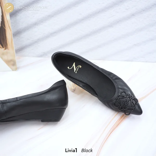 ทรงปกติ เปลี่ยนไซซ์ได้ ไม่รับคืนสินค้า Zenachoo รองเท้าหนังแกะแท้ รุ่น Livia1 สูง 1 นิ้ว ทรงสวยมาก image 5 ทรงปกติ เปลี่ยนไซซ์ได้ ไม่รับคืนสินค้า Zenachoo รองเท้าหนังแกะแท้ รุ่น Livia1 สูง 1 นิ้ว ทรงสวยมาก image 5