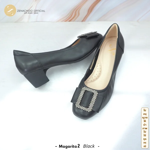 Zenachoo รุ่น Magarita Comfort Shoes รองเท้าคัชชูหนังแกะแท้ รองเท้าทำงานเพื่อสุขภาพ มี 2 ความสูง Flats 1 นิ้ว / Heel 2 นิ้ว นุ่ม เบา ใส่ทำงาน image 3 Zenachoo รุ่น Magarita Comfort Shoes รองเท้าคัชชูหนังแกะแท้ รองเท้าทำงานเพื่อสุขภาพ มี 2 ความสูง Flats 1 นิ้ว / Heel 2 นิ้ว นุ่ม เบา ใส่ทำงาน image 3