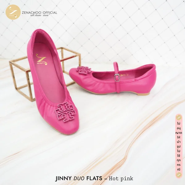รุ่นใหม่ ใส่ได้ 2 แบบ ทรงปกติ เปลี่ยนไซส์ได้-ไม่รับคืน Zenachoo สูง 1 นิ้ว รุ่น Jinny Duo Flat รองเท้าหนังแกะ ทรงสวยมาก image 7 รุ่นใหม่ ใส่ได้ 2 แบบ ทรงปกติ เปลี่ยนไซส์ได้-ไม่รับคืน Zenachoo สูง 1 นิ้ว รุ่น Jinny Duo Flat รองเท้าหนังแกะ ทรงสวยมาก image 7