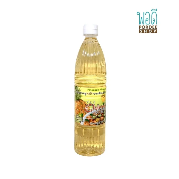 น้ำส้มสายชูหมักจากสับปะรด (Pineapple Vineger) ตราชินนิ 750 มล. น้ำส้มสายชูหมักจากสับปะรด (Pineapple Vineger) ตราชินนิ 750 มล.