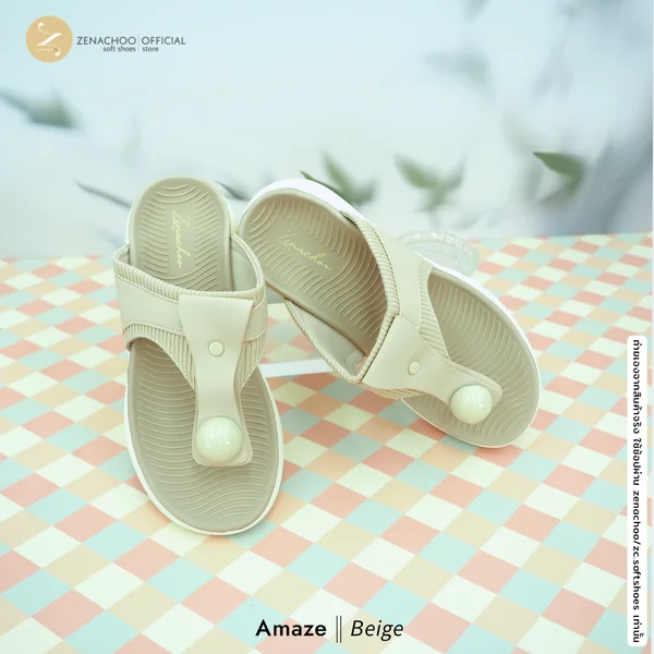 ทรงปกติ เปลี่ยนไซส์ได้-ไม่รับคืน Zenachoo รองเท้าสุขภาพ นิ่มมากแม่ รุ่น Amaze สูง 1.5 นิ้ว รองเท้าหนีบ การันตีความนุ่มสบาย image 8 ทรงปกติ เปลี่ยนไซส์ได้-ไม่รับคืน Zenachoo รองเท้าสุขภาพ นิ่มมากแม่ รุ่น Amaze สูง 1.5 นิ้ว รองเท้าหนีบ การันตีความนุ่มสบาย image 8
