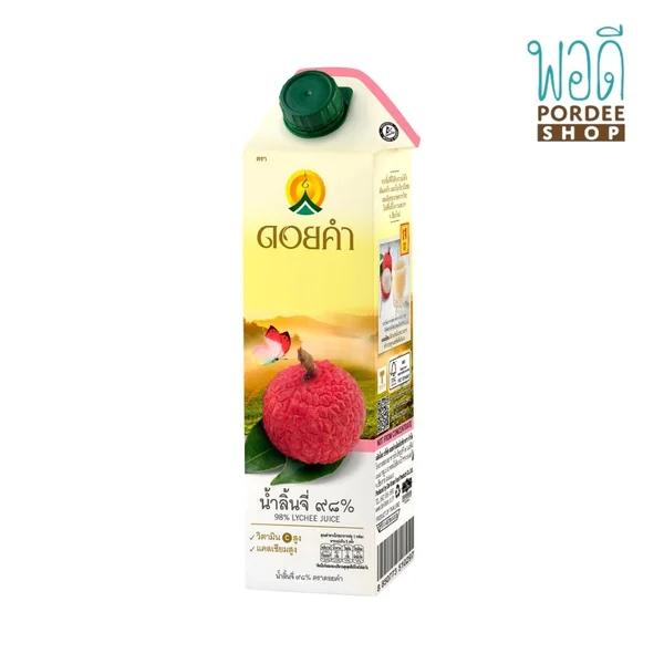 น้ำลิ้นจี่ LYCHEE JUICE ดอยคำ 1000 มล. น้ำลิ้นจี่ LYCHEE JUICE ดอยคำ 1000 มล.