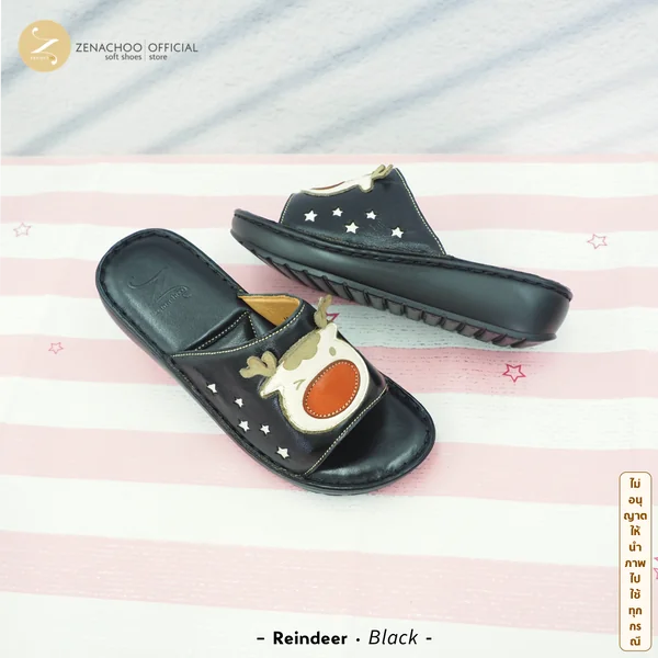 ZENACHOO Leather Health Sandals รุ่น Reindeer รองเท้าแตะหนังแท้เพื่อสุขภาพ พื้นนุ่ม รองรับอุ้งเท้า image 7