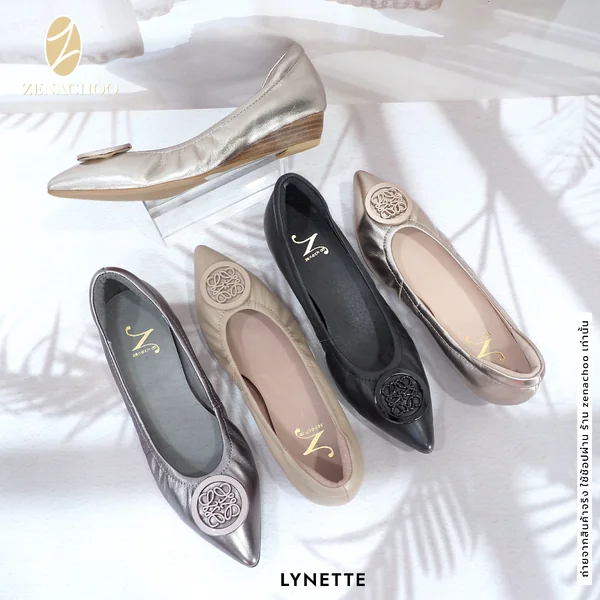 ทรงปกติ เปลี่ยนไซส์ได้-ไม่รับคืน Zenachoo รุ่นขายดี Lynette ส้นเตารีดสูง 1นิ้ว หัวแหลมใส่สบาย รองเท้าหนังแกะแท้ ทรงปกติ เปลี่ยนไซส์ได้-ไม่รับคืน Zenachoo รุ่นขายดี Lynette ส้นเตารีดสูง 1นิ้ว หัวแหลมใส่สบาย รองเท้าหนังแกะแท้