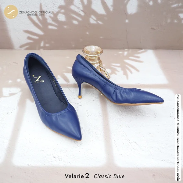 ทรงปกติ เปลี่ยนไซซ์ได้ ไม่รับคืนสินค้า Zenachoo รองเท้าหนังแกะแท้ รุ่น Velarie2 สูง 2 นิ้ว สี Classic blue ทรงสวยมาก ทรงปกติ เปลี่ยนไซซ์ได้ ไม่รับคืนสินค้า Zenachoo รองเท้าหนังแกะแท้ รุ่น Velarie2 สูง 2 นิ้ว สี Classic blue ทรงสวยมาก