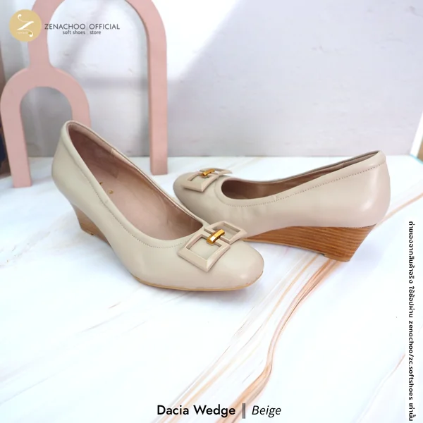Zenachoo รุ่น Dacia Wedge รองเท้าคัทชูหัวมน หนังแกะนิ่มพิเศษ ส้น 2 นิ้ว ใส่สบาย ไม่บีบเท้า ทรงปกติ เปลี่ยนไซซ์ ไม่รับคืนสินค้าทุกกรณี image 3 Zenachoo รุ่น Dacia Wedge รองเท้าคัทชูหัวมน หนังแกะนิ่มพิเศษ ส้น 2 นิ้ว ใส่สบาย ไม่บีบเท้า ทรงปกติ เปลี่ยนไซซ์ ไม่รับคืนสินค้าทุกกรณี image 3