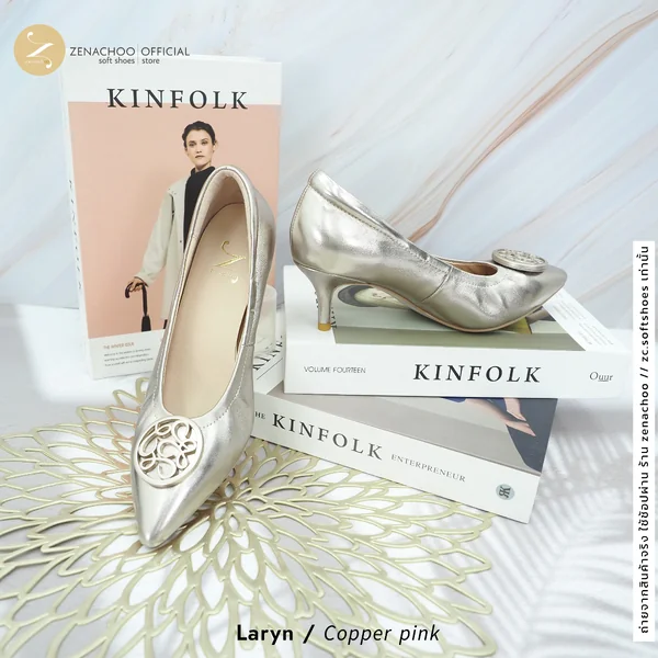N ทรงปกติ เปลี่ยนไซส์ได้-ไม่รับคืน Zenachoo รุ่น Laryn สูง 2นิ้ว รองเท้าหนังแกะแท้ หนังนิ่ม พื้นนุ่ม image 3 N ทรงปกติ เปลี่ยนไซส์ได้-ไม่รับคืน Zenachoo รุ่น Laryn สูง 2นิ้ว รองเท้าหนังแกะแท้ หนังนิ่ม พื้นนุ่ม image 3