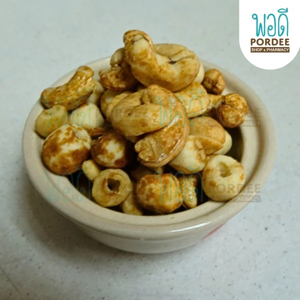 J.Snack เม็ดบัวและเม็ดมะม่วงหิมพานต์ เคลือบอินทผาลัม 120 กรัม image 3