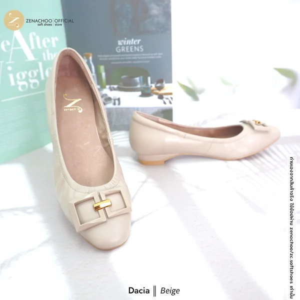 รองเท้าคัชชูหัวมน หนังแกะแท้ ทรงFlat หนังแกะนิ่ม Dacia flat สูง 1 นิ้ว ใส่สบาย ทรงปกติ เปลี่ยนไซซ์ได้ ไม่รับคืนสินทุกกรณี image 3 รองเท้าคัชชูหัวมน หนังแกะแท้ ทรงFlat หนังแกะนิ่ม Dacia flat สูง 1 นิ้ว ใส่สบาย ทรงปกติ เปลี่ยนไซซ์ได้ ไม่รับคืนสินทุกกรณี image 3
