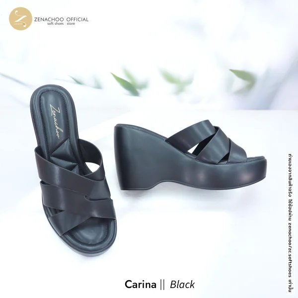 ทรงปกติ เปลี่ยนไซส์ได้-ไม่รับคืน ส้นเตารีด เสริมหน้า Zenachoo Carina สูง 3.5 นิ้ว รองเท้าหนัง สังเคราะห พื้นนิ่มมาก image 2 ทรงปกติ เปลี่ยนไซส์ได้-ไม่รับคืน ส้นเตารีด เสริมหน้า Zenachoo Carina สูง 3.5 นิ้ว รองเท้าหนัง สังเคราะห พื้นนิ่มมาก image 2