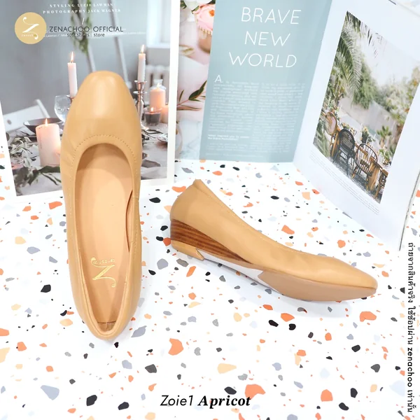 ทรงปกติ เปลี่ยนไซส์ได้ ไม่รับคืน Zenachoo รุ่นขายดี Zoie1 ส้นเตารีดสูง 1นิ้ว รองเท้าหนังแกะแท้ image 2 ทรงปกติ เปลี่ยนไซส์ได้ ไม่รับคืน Zenachoo รุ่นขายดี Zoie1 ส้นเตารีดสูง 1นิ้ว รองเท้าหนังแกะแท้ image 2