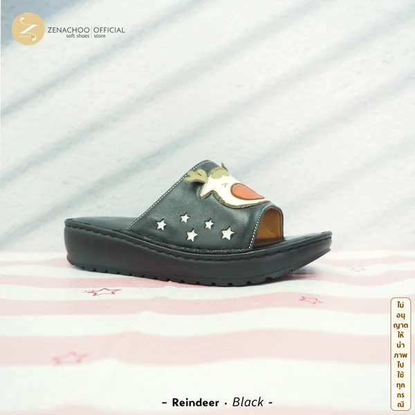 ZENACHOO Leather Health Sandals รุ่น Reindeer รองเท้าแตะหนังแท้เพื่อสุขภาพ พื้นนุ่ม รองรับอุ้งเท้า image 10