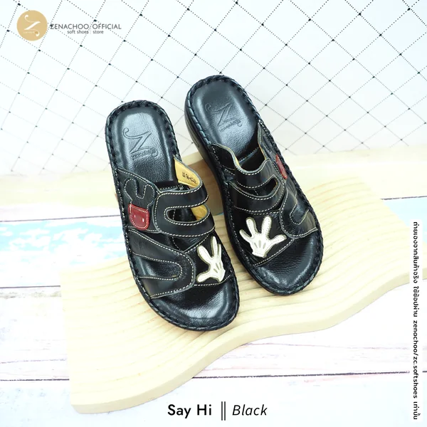 รับประกันความนุ่มสบาย ทรงปกติ Zenachooรุ่น Say Hi สูง 2 นิ้ว น่ารักมากรองเท้าสุขภาพ หนังแท้ทั้งคู่ image 4 รับประกันความนุ่มสบาย ทรงปกติ Zenachooรุ่น Say Hi สูง 2 นิ้ว น่ารักมากรองเท้าสุขภาพ หนังแท้ทั้งคู่ image 4