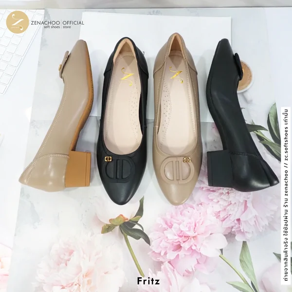 ทรงปกติ เปลี่ยนไซส์ได้-ไม่รับคืน Zenachoo รุ่น Fritz สูง 1.5 นิ้ว รองเท้าหนังแกะแท้ หนังนิ่ม พื้นนุ่ม ทรงปกติ เปลี่ยนไซส์ได้-ไม่รับคืน Zenachoo รุ่น Fritz สูง 1.5 นิ้ว รองเท้าหนังแกะแท้ หนังนิ่ม พื้นนุ่ม