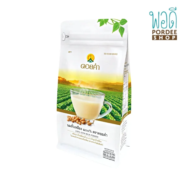 นมถั่วเหลือง 100% ดอยคำ (400กรัม) นมถั่วเหลือง 100% ดอยคำ (400กรัม)
