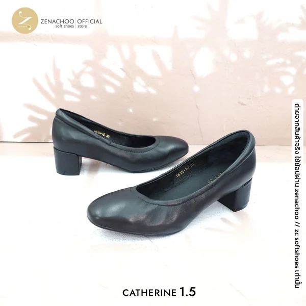 ทรงปกติ เปลี่ยนไซส์ได้-ไม่รับคืน รุ่นขายดี Zenachoo Catherine1.5 สูง 4.5 เซน รองเท้าหนังแกะแท้ หัวตัดใส่สบาย image 2 ทรงปกติ เปลี่ยนไซส์ได้-ไม่รับคืน รุ่นขายดี Zenachoo Catherine1.5 สูง 4.5 เซน รองเท้าหนังแกะแท้ หัวตัดใส่สบาย image 2