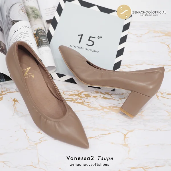 ทรงปกติ เปลี่ยนไซส์ได้-ไม่รับคืน Zenachoo Vanessa2 สี Taupe สูง 2 นิ้ว รองเท้าหนังแกะนิ่ม หัวแหลมทรงสวย image 2 ทรงปกติ เปลี่ยนไซส์ได้-ไม่รับคืน Zenachoo Vanessa2 สี Taupe สูง 2 นิ้ว รองเท้าหนังแกะนิ่ม หัวแหลมทรงสวย image 2