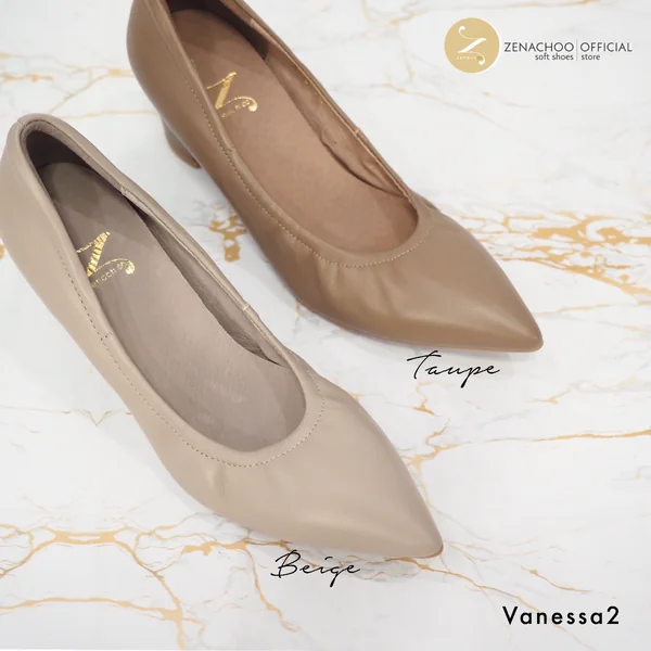 ทรงปกติ เปลี่ยนไซส์ได้-ไม่รับคืน Zenachoo Vanessa2 สี Taupe สูง 2 นิ้ว รองเท้าหนังแกะนิ่ม หัวแหลมทรงสวย image 4 ทรงปกติ เปลี่ยนไซส์ได้-ไม่รับคืน Zenachoo Vanessa2 สี Taupe สูง 2 นิ้ว รองเท้าหนังแกะนิ่ม หัวแหลมทรงสวย image 4
