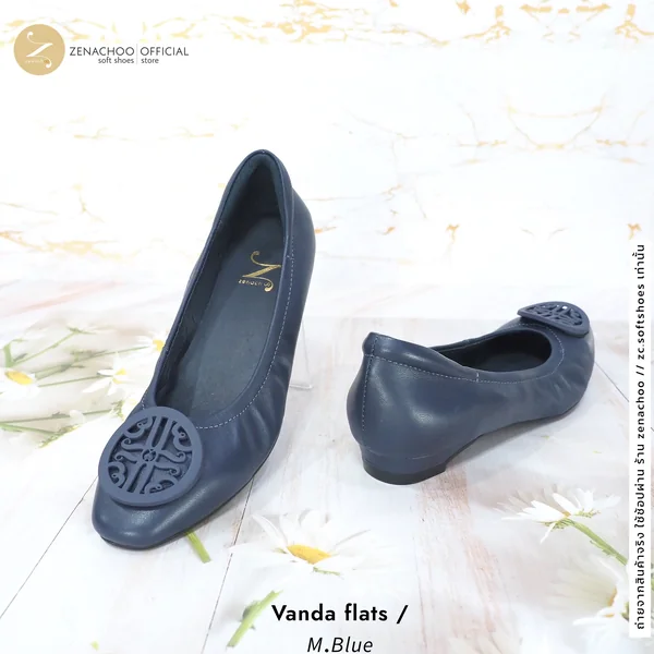ทรงปกติ เปลี่ยนไซส์ได้-ไม่รับคืน Zenachoo รุ่น VANDA Flats สูง 1นิ้ว รองเท้าหนังแกะแท้ หนังนิ่ม พื้นนุ่ม image 2 ทรงปกติ เปลี่ยนไซส์ได้-ไม่รับคืน Zenachoo รุ่น VANDA Flats สูง 1นิ้ว รองเท้าหนังแกะแท้ หนังนิ่ม พื้นนุ่ม image 2